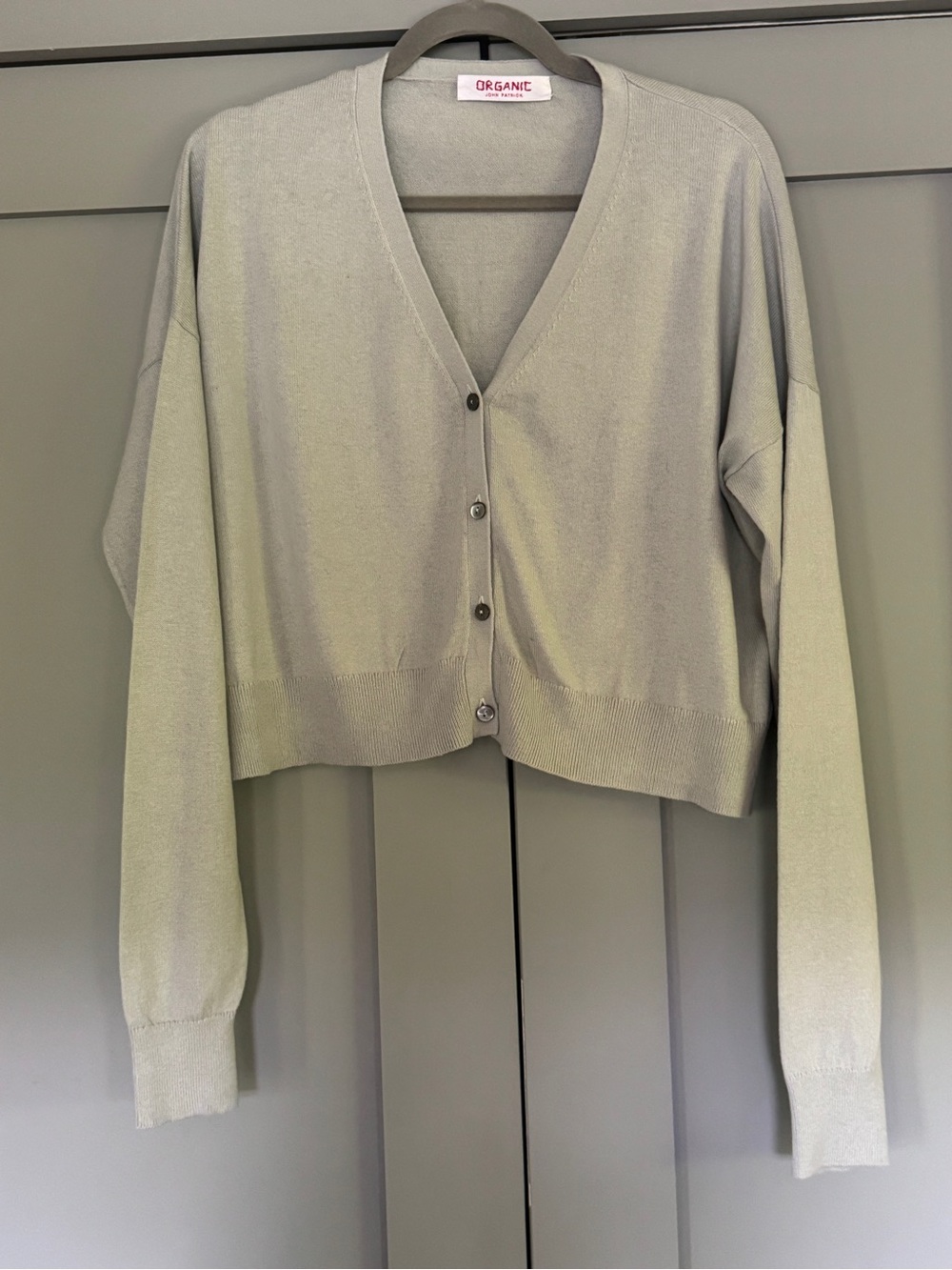 Organic by John Patrick Cotton Cashmere Cropped Cardigan